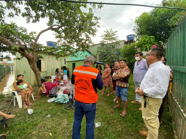 Rio Acre segue enchendo: 15 famílias estão desabrigadas e outras 900 são monitoradas