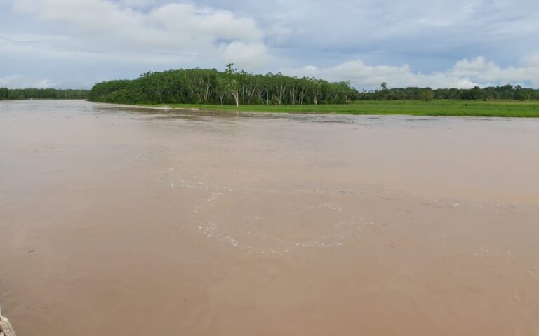 Nível do Rio Tarauacá sobe quase dois metros e atinge cotas de alerta e transbordo em apenas 24 horas