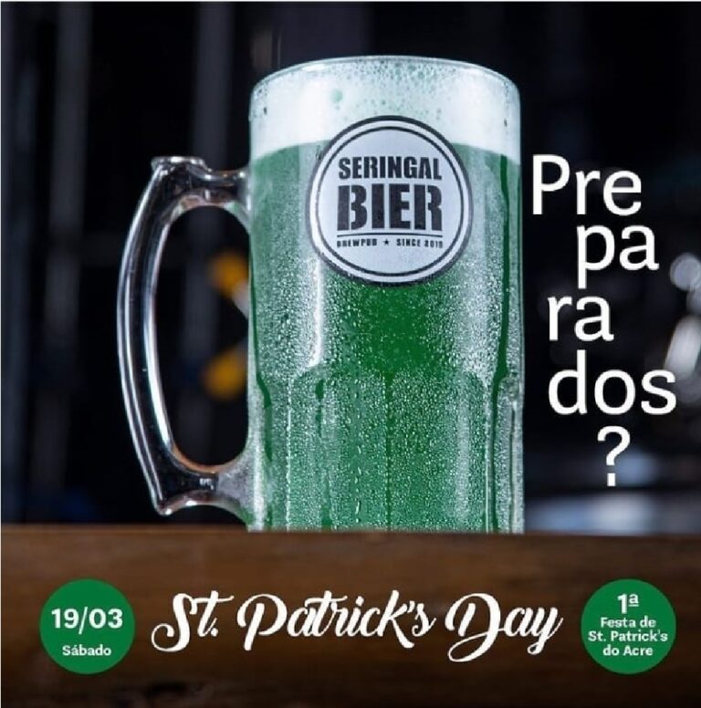 Em evento inédito no AC, Seringal Bier divulga programação da 1ª St. Patrick’s Day