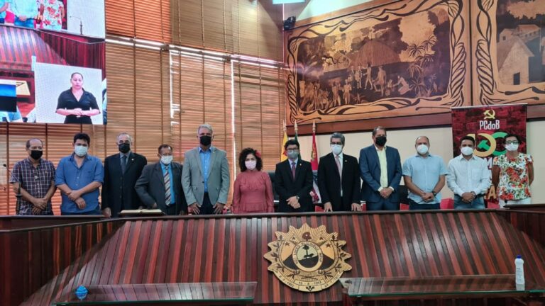 Aniversário do PCdoB reúne 4 pré-candidatos ao Governo e Jenilson sugere ‘turma unida’