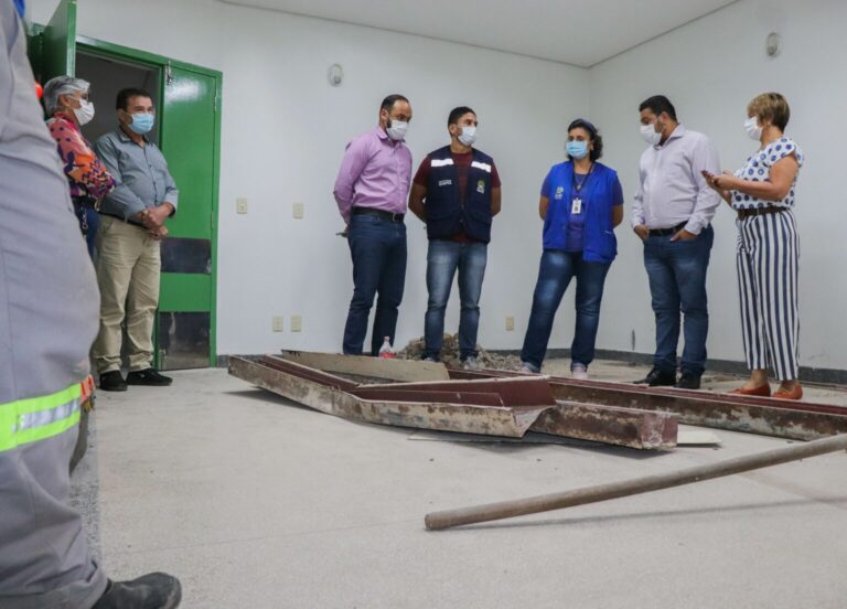 Fundhacre inicia reforma da sala onde será instalado o novo tomógrafo