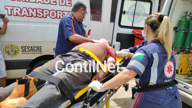 Colisão entre motocicletas deixa uma pessoa em estado grave no PS da Capital