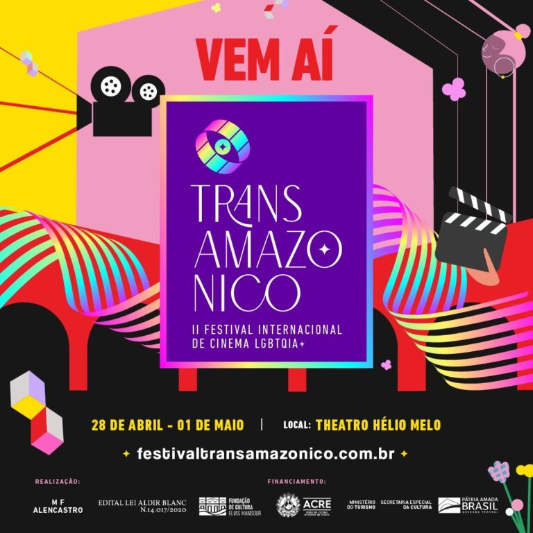 Segunda edição do Festival Transamazônico traz filmes LGBTQIA+ em Rio Branco; confira programação