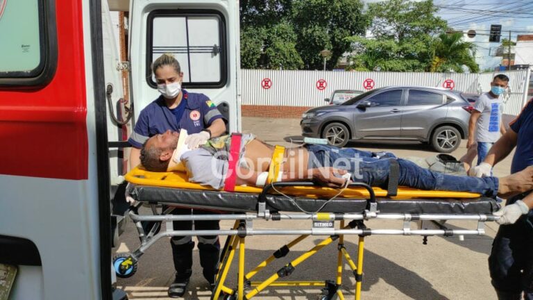 Em Rio Branco, trabalhador cai de andaime e vai parar no PS em estado grave
