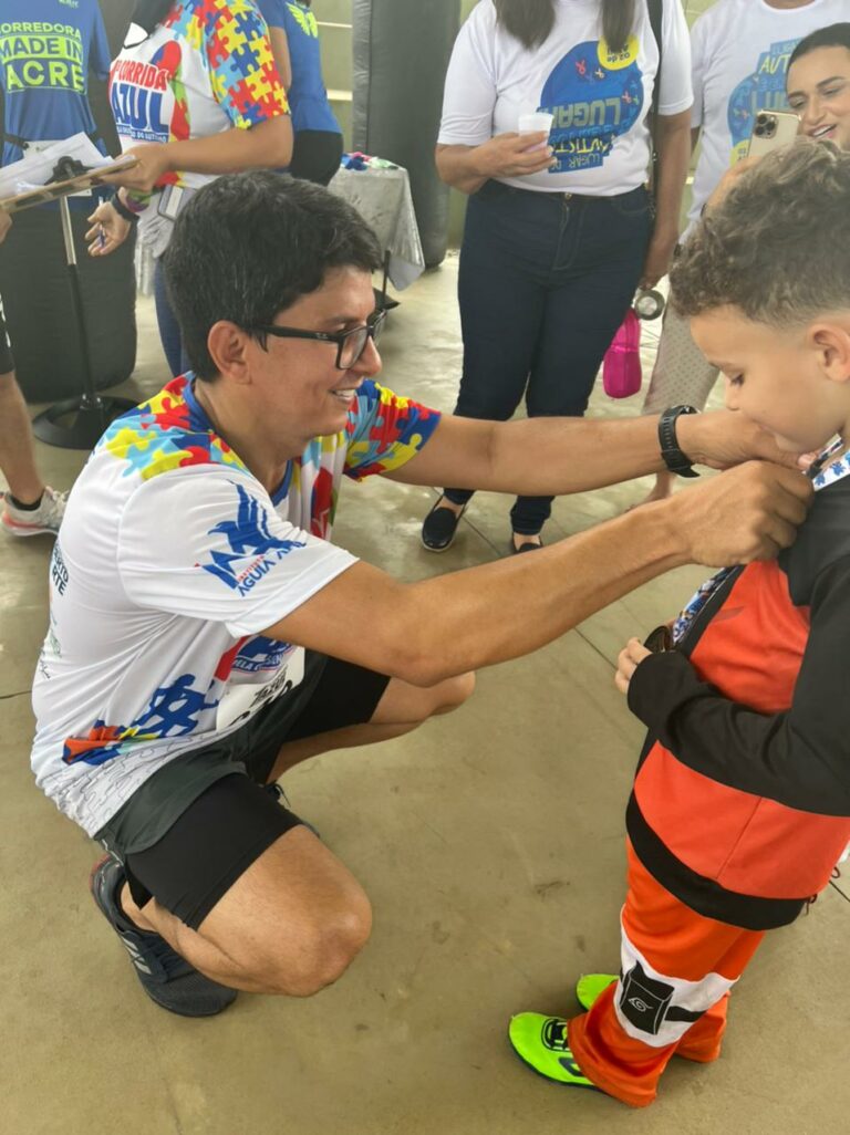 Jenilson Leite participa da 1ª Corrida Azul de Conscientização do Autismo: “É preciso mais investimentos do poder público”