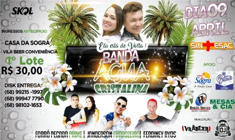 Em Rio Branco, Vila Beer promove show com atrações nacionais e locais do forró