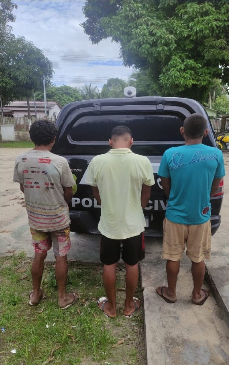No interior do AC, seis pessoas acusadas de roubo são presas pela Polícia Civil