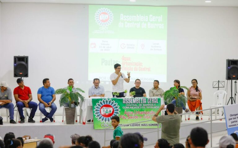 Jenilson Leite participa da criação da Central de Bairros e Comunidades em Tarauacá