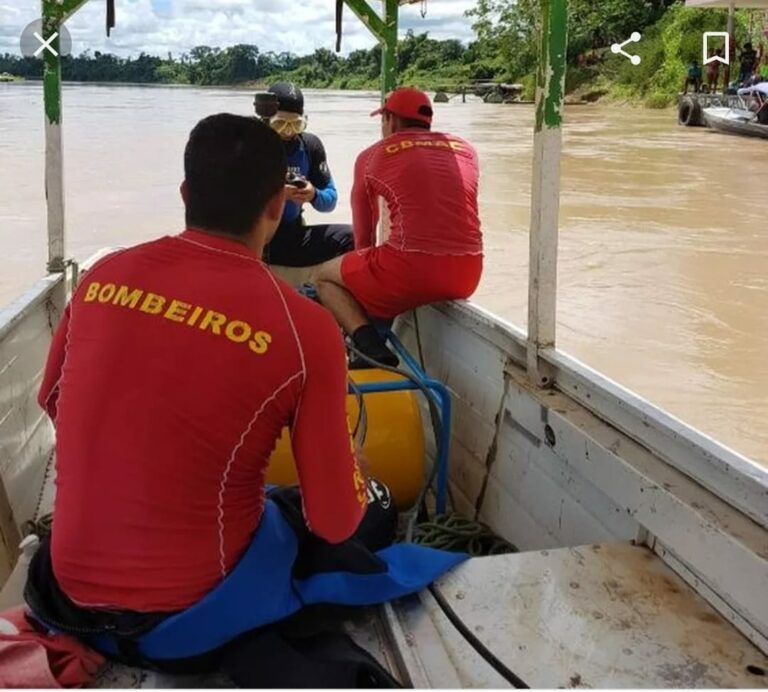 Bombeiros encerram buscas por indígenas que desaparecem nas águas do Purus, em Manoel Urbano