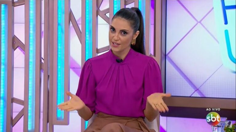 Chris Flores não fica calada, expõe salário merreca da TV e podridão nos bastidores; Silvio Santos intervém