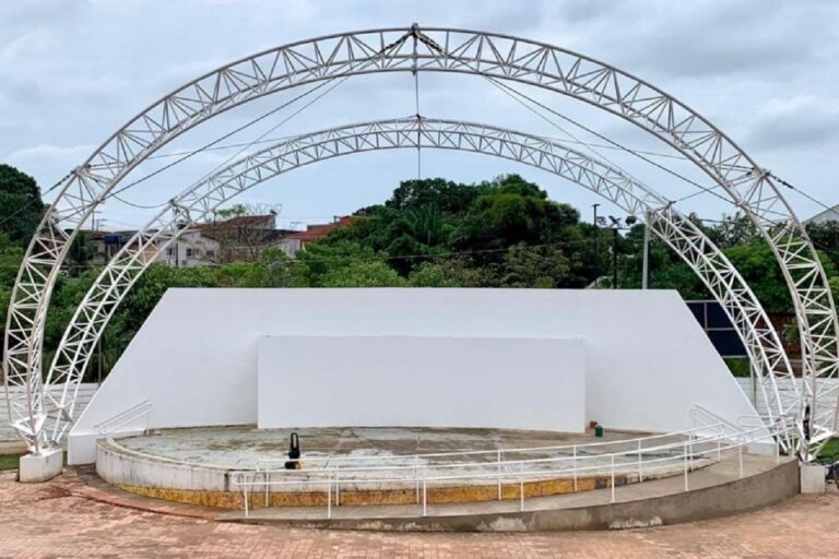 Após revitalizações, Concha Acústica Jorge Nazaré é reinaugurada no Dia do Trabalhador