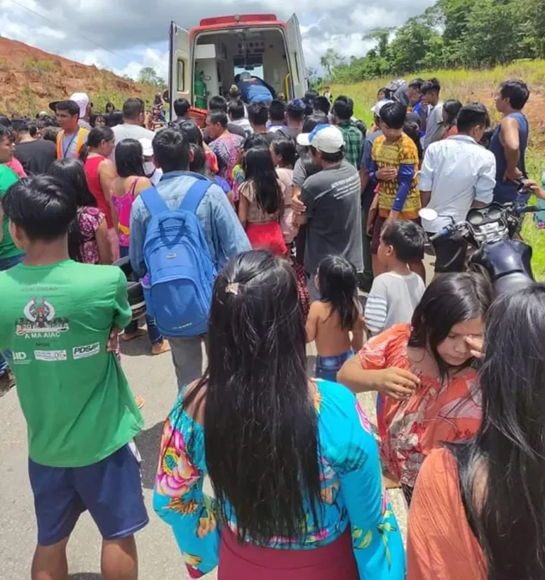 Menino indígena que foi atropelado por caminhão no interior do AC morre no Pronto Socorro