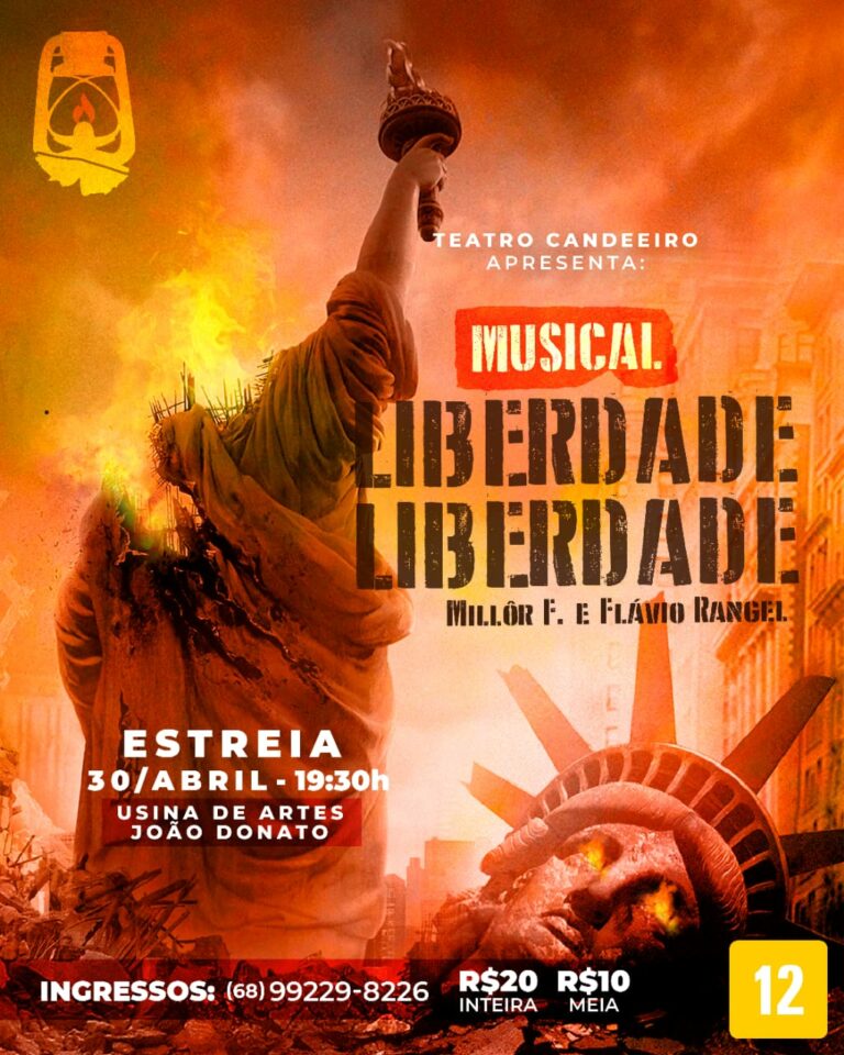 “Liberdade, Liberdade”: Musical apresentado pela 1ª vez durante ditadura militar estreia no Acre
