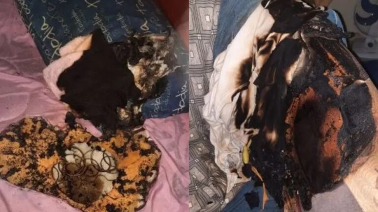 Marido incendeia casa com esposa dentro após discussão