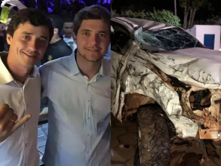 Irmão de ex-BBB capota caminhonete em colisão com anta em rodovia