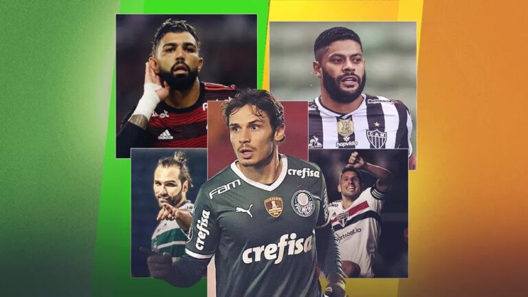 Hulk, Léo Gamalho, Gabigol e Raphael Veiga têm as melhores médias de gol na Série A; veja top-10
