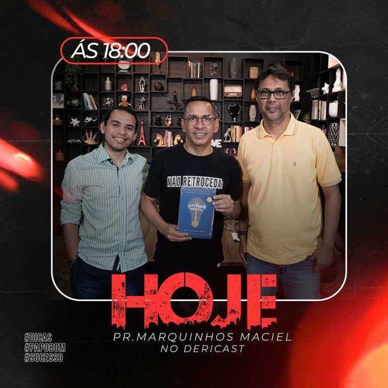 DeriCast: Alderian Campos recebe o pastor Marquinhos Maciel