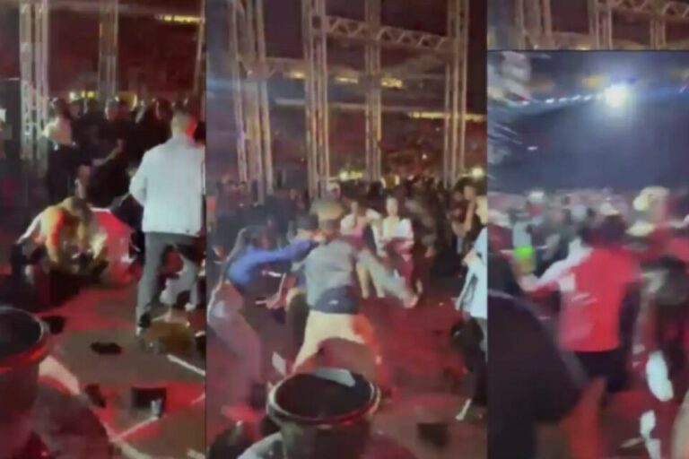 Show de Gusttavo Lima em Brasília tem briga generalizada e pancadaria; vídeo