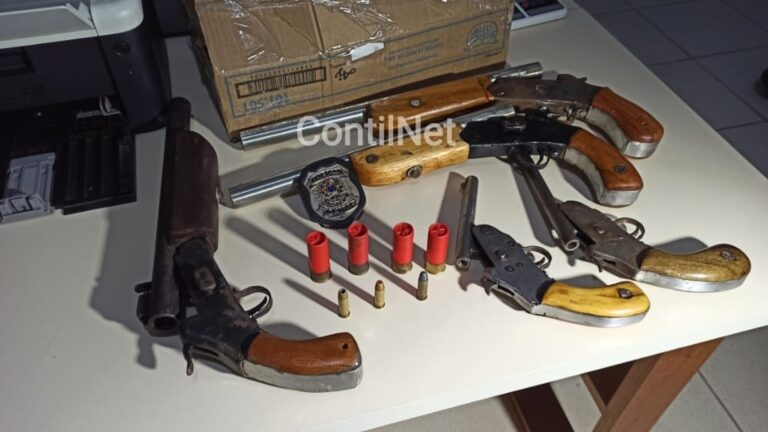 Policial Penal apreende adolescente com 5 armas de fogo no Segundo Distrito de Rio Branco