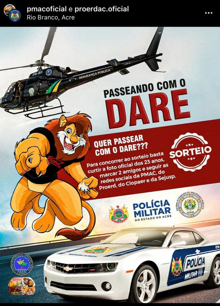 PM do Acre sorteia passeio de helicóptero e Camaro; saiba como participar