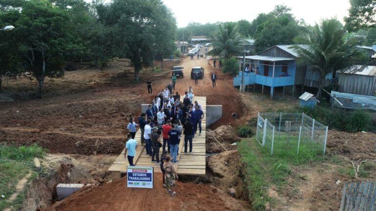 Governo e Prefeitura realiza visita técnica e garante avanço na ponte do igarapé Cascata em Assis Brasil