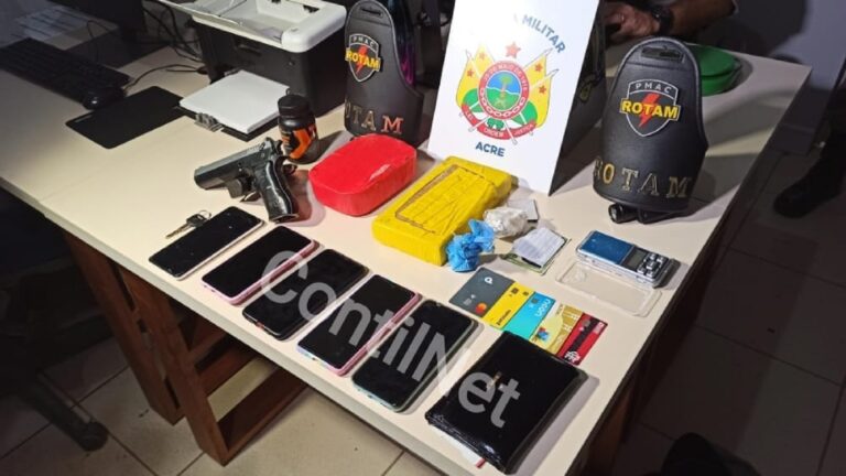 Criminosos fazem arrastão na Baixada da Sobral e são presos com celulares no bairro Esperança