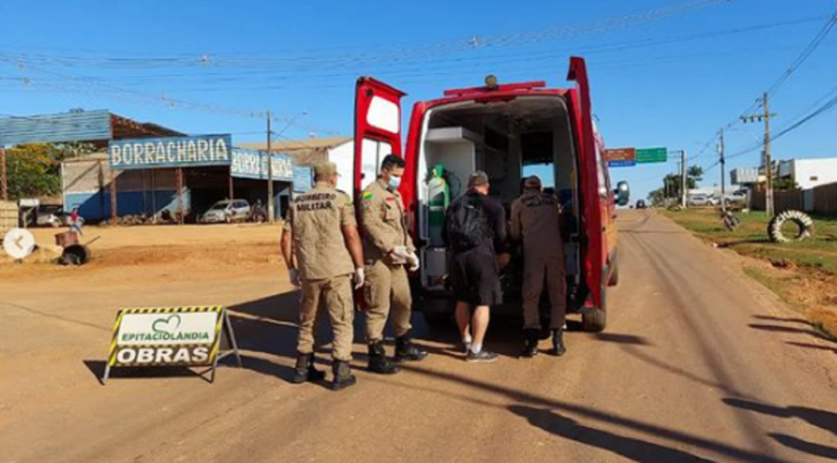 Corpo de Bombeiros atua em acidente de trânsito com vítima em Epitaciolândia