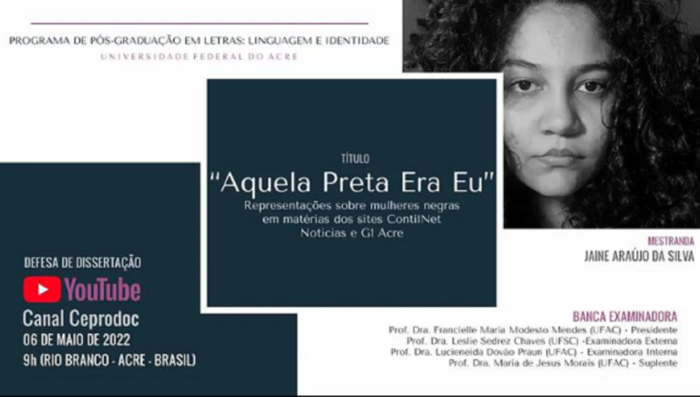 Jovem é aprovada em mestrado da Ufac com dissertação que analisa textos do ContilNet