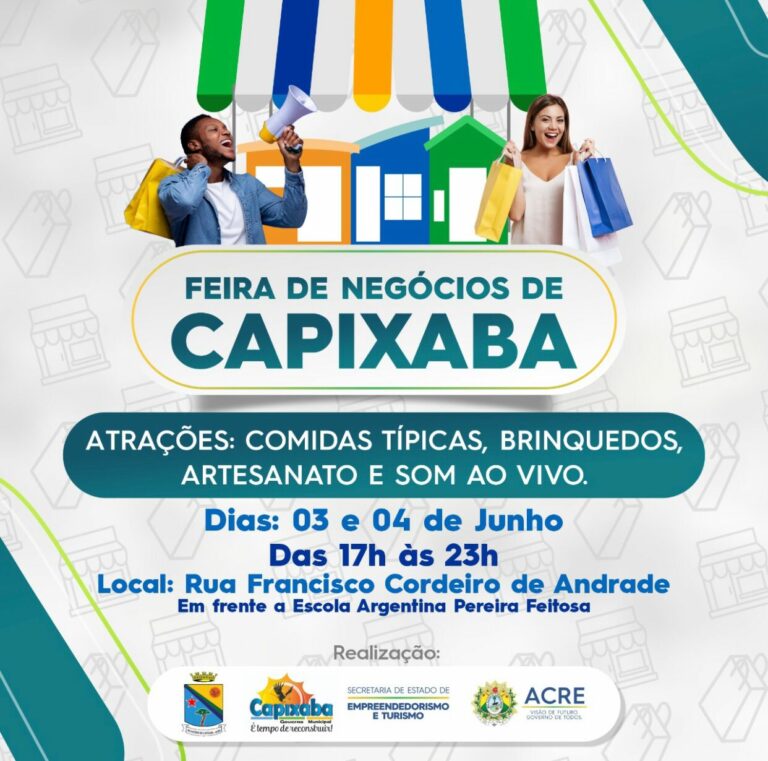 Para fomentar a economia solidária, Feira de Negócios de Capixaba é realizada em junho