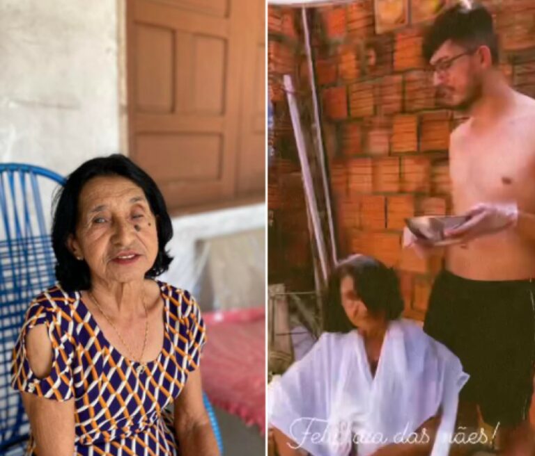 Jornalista acreano que pinta o cabelo da ‘mãe-avó’ desde criança emociona web