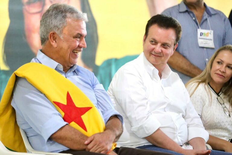 Atrás nas pesquisas, Petecão traz Kassab ao Acre para tentar alavancar pré-candidatura ao Governo