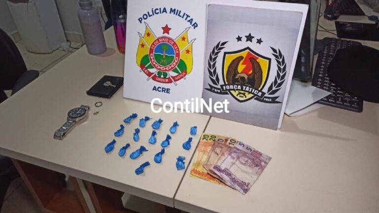 PM prende jovens vendendo drogas em bairro de Rio Branco