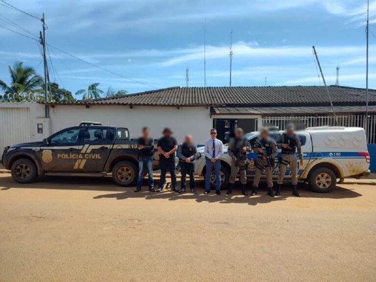 Ação integrada prende cinco integrantes de organização criminosa no Bujari