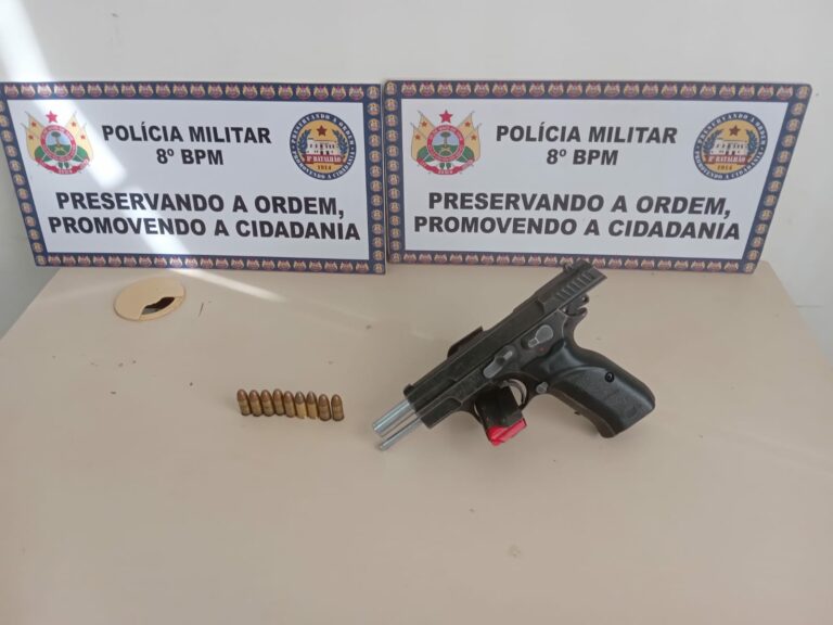 Homem é preso em Sena Madureira com pistola carregada de balas
