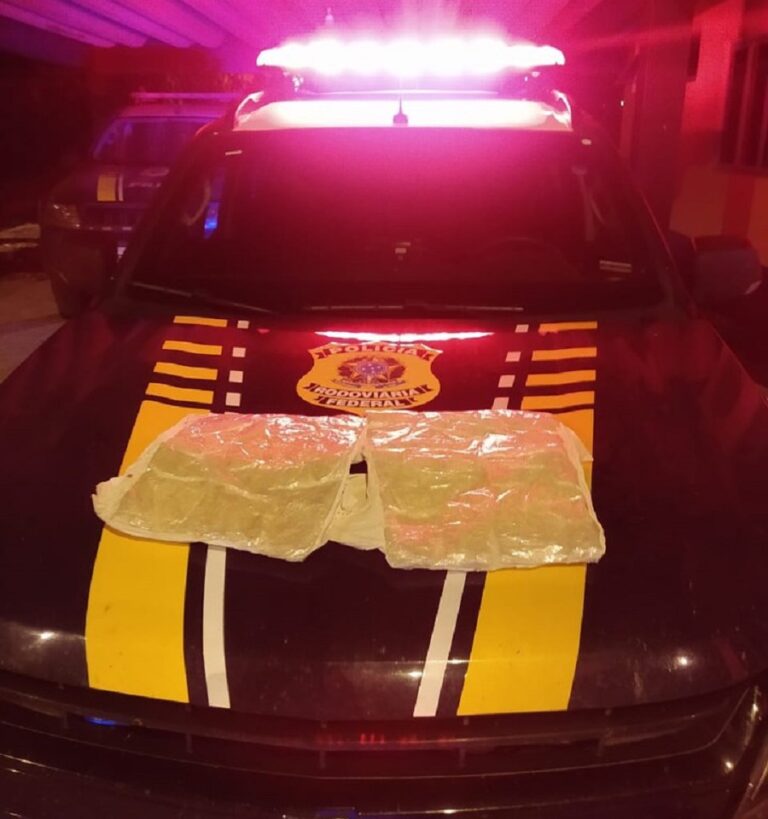 Mulher é presa pela PRF transportando mais de 3kg de cocaína na cintura em Rio Branco