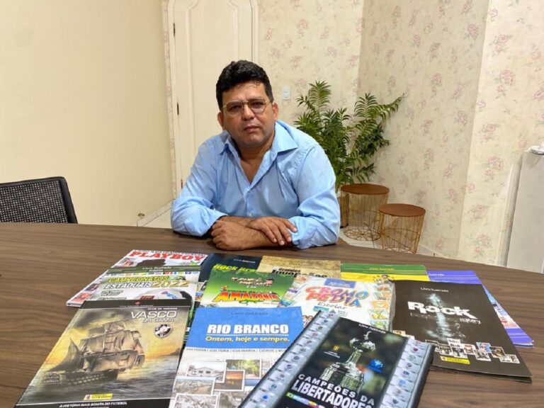 Confeccionador de álbum de figurinhas educativos e colecionáveis pede apoio para projeto inédito sobre Rio Branco