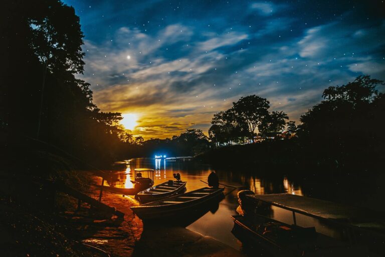 Fim de tarde no Parque Nacional da Serra do Divisor