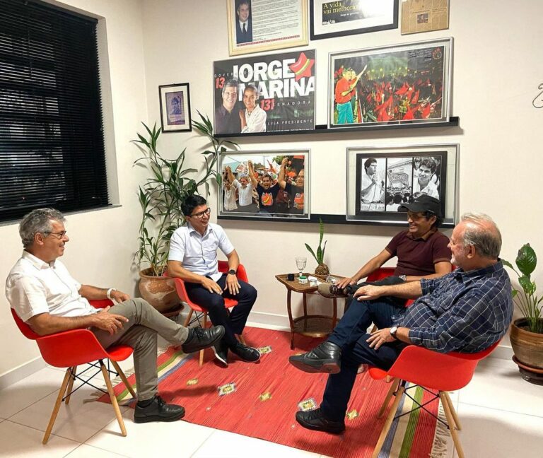 Jorge Viana e Jenilson Leite se encontram e JV entrega: “Estamos conversando para estarmos juntos”