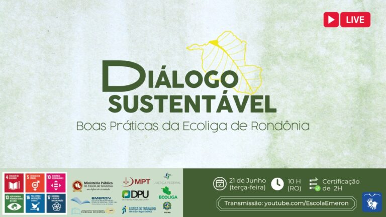 Ecoliga promove live Diálogo Sustentável, sobre boas práticas de sustentabilidade, no dia 21 de junho
