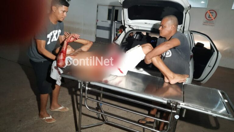 Jovem é ferido a tiros enquanto conversava com amigos em Rio Branco