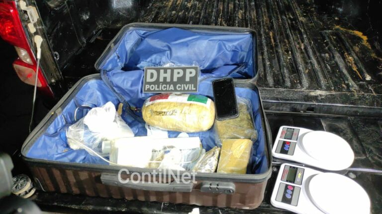 Homem que guardava mais de 3 kg de drogas em mala é preso em Rio Branco