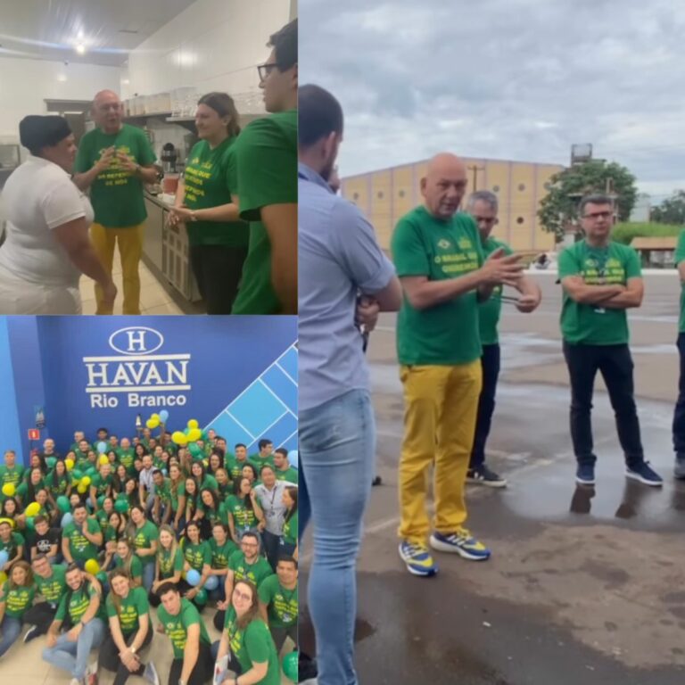 Véio da Havan faz visita surpresa em sua loja no AC; broncas e elogios são registrados