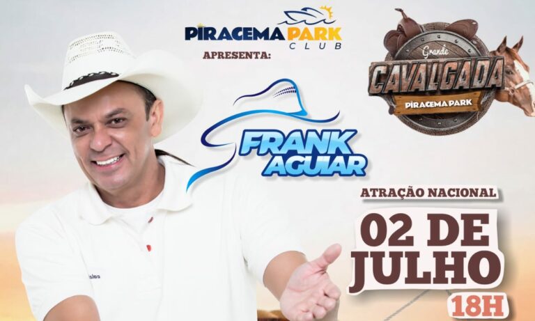 Frank Aguiar é atração confirmada em cavalgada do Piracema Park em Rio Branco