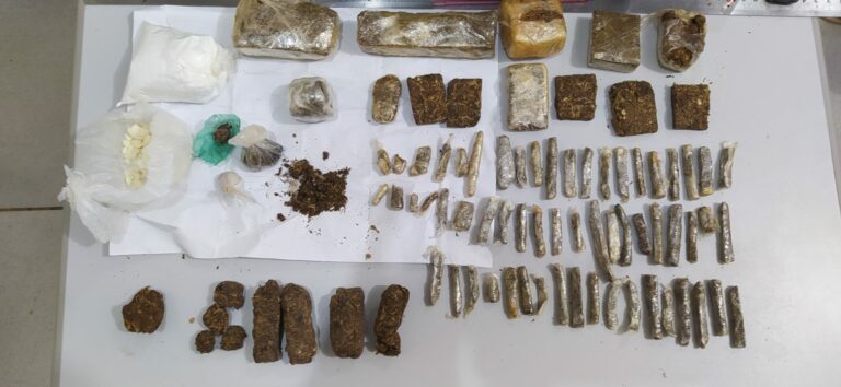 Farta quantidade de drogas é apreendida em presídio de Sena Madureira