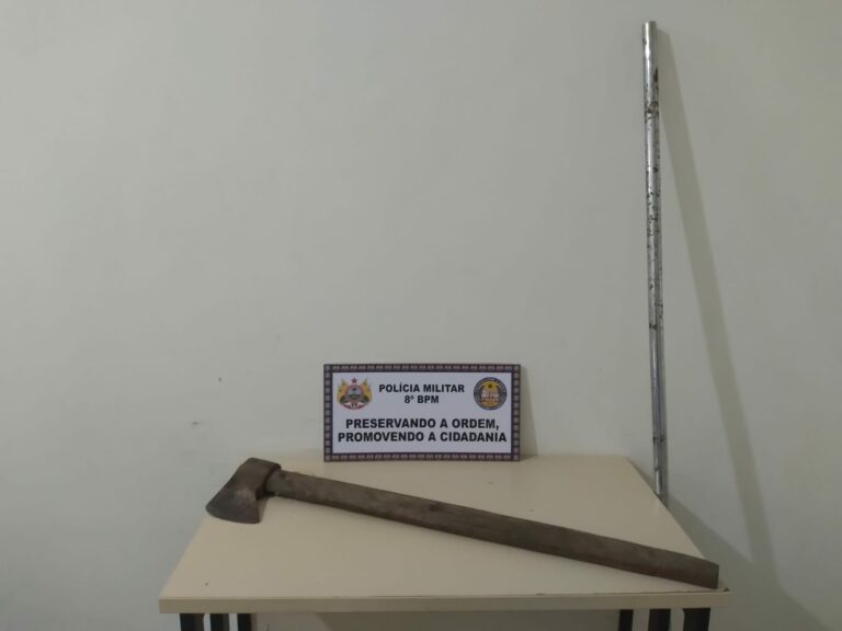 De posse de um machado, homem ameaça invadir escola em Sena Madureira e acaba preso