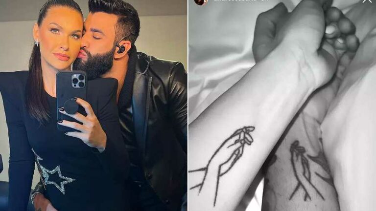 Andressa Suita e Gustavo Lima fazem tatuagens iguais