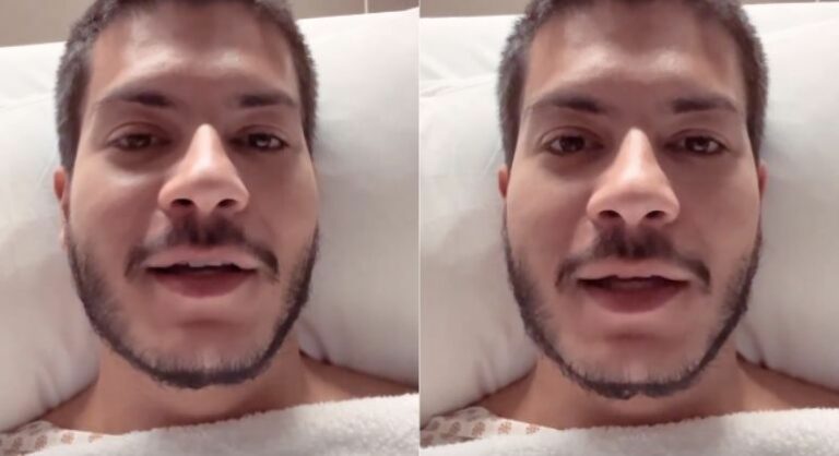 Arthur Aguiar passa por cirurgia de emergência: ‘Nervoso e tenso’