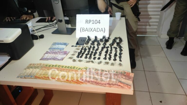 PM prende traficante quando “fechava” expediente em boca de fumo na Baixada da Sobral