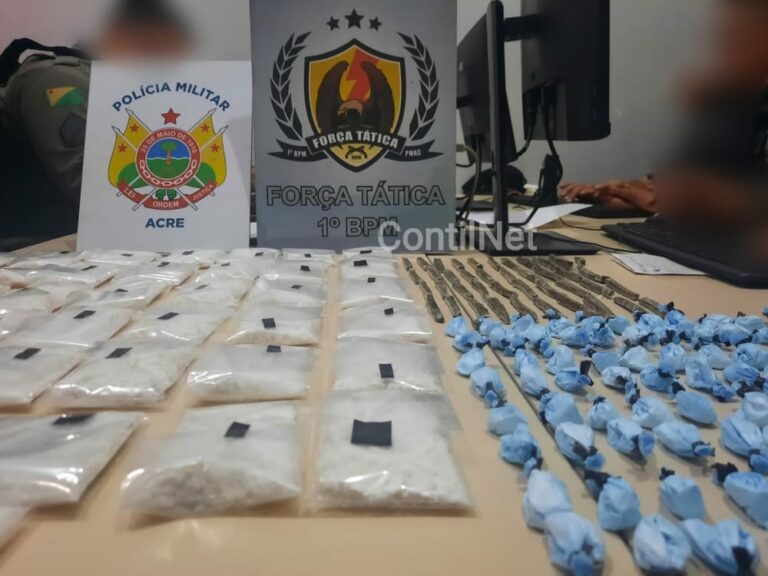 Jovem é preso vendendo drogas em via pública de Rio Branco
