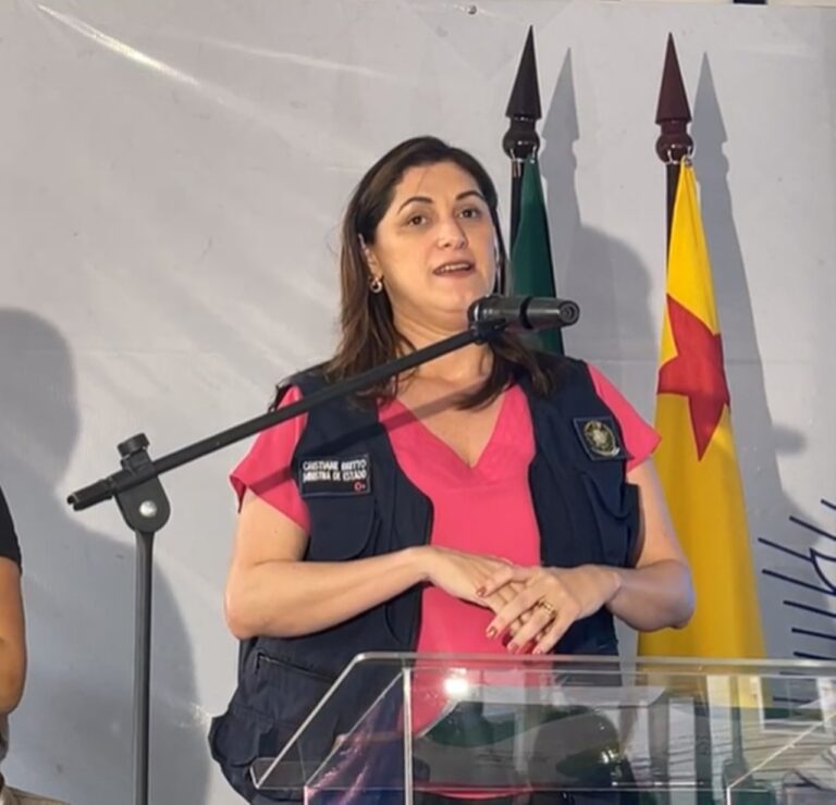 Ministra diz que índices de feminicídio e violência contra crianças são preocupantes no Acre e destaca investimentos
